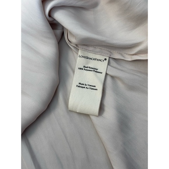 Love Shack Fancy Janiyah Blouse In Cream Women's Size XS - Picture 6 of 10